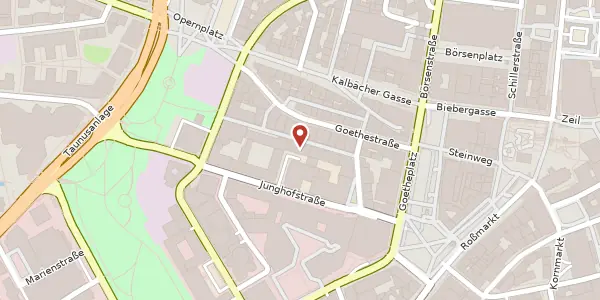Karte der Umgebung von Neue Rothofstr. 13-19, 60313 Frankfurt