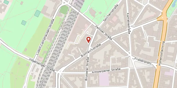 Karte der Umgebung von Brüsseler Straße 87, 50672 Köln