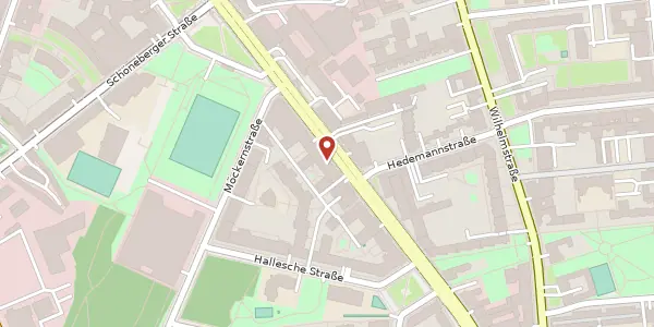 Karte der Umgebung von Stresemannstraße 65, 10963 Berlin