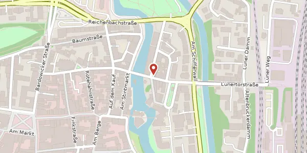 Karte der Umgebung von Lünertorstraße 21, 21335 Lüneburg