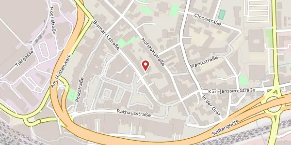Karte der Umgebung von Bismarckstraße 20, 66333 Völklingen
