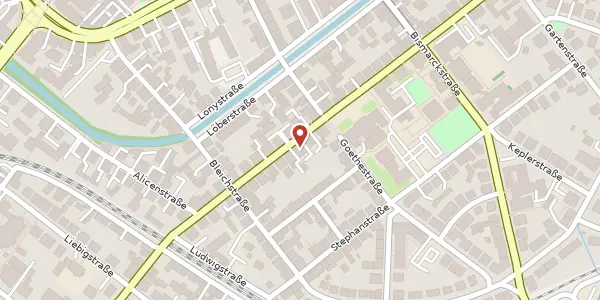 Karte der Umgebung von Ludwigstr. 29, 35390 Gießen