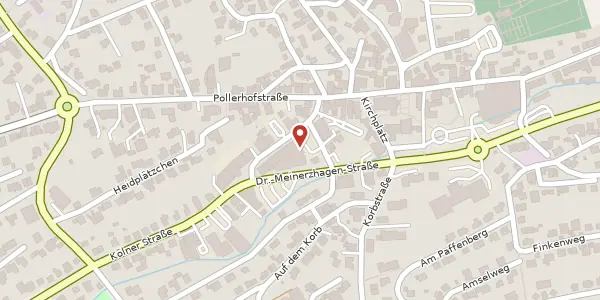 Karte der Umgebung von Kölner Str. 7 a, 51789 Lindlar