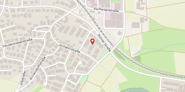Karte der Umgebung von Wilhelmstraße 39, 70771 Leinfelden-Echterdingen