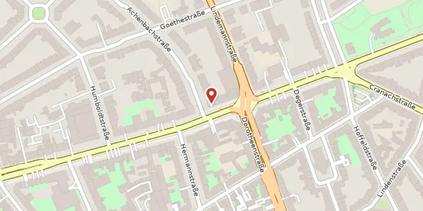 Karte der Umgebung von Grafenberger Allee 130a, 40237 Düsseldorf