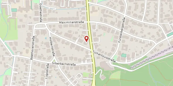 Karte der Umgebung von Günterstalstraße 72, 79100 Freiburg im Breisgau