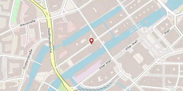 Karte der Umgebung von Neuer Wall 59, 20354 Hamburg