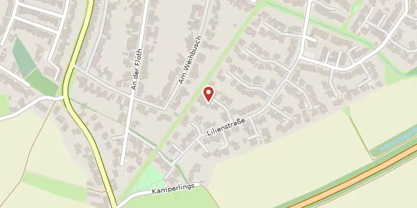 Karte der Umgebung von Lilienstr. 180, 47906 Kempen