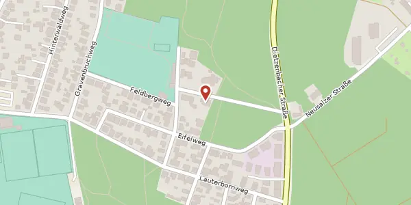 Karte der Umgebung von Schwarzwaldweg 24, 63069 Offenbach