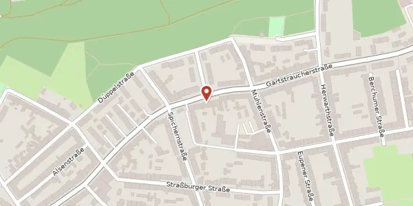 Karte der Umgebung von Horststr. 13, 47137 Duisburg