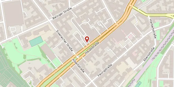 Karte der Umgebung von Hauptstraße 30, 10827 Berlin