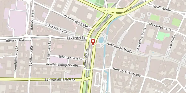 Karte der Umgebung von Karlsplatz 11, 80335 München