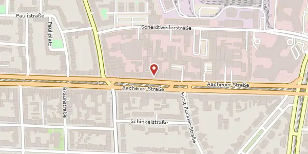 Karte der Umgebung von Aachener Str. 358-360, 50933 Köln