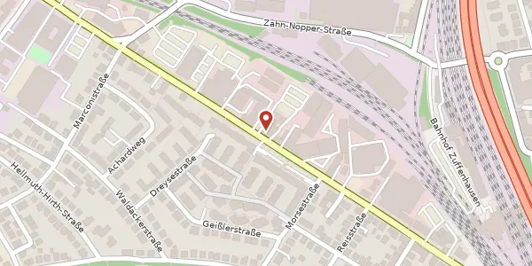 Karte der Umgebung von Schwieberdinger Straße 56, 70435 Stuttgart