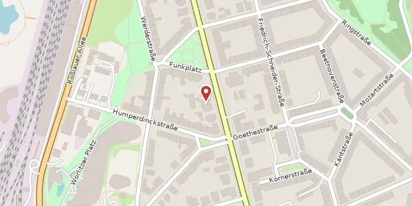 Karte der Umgebung von Albrechtstraße 116, 06844 Dessau-Roßlau