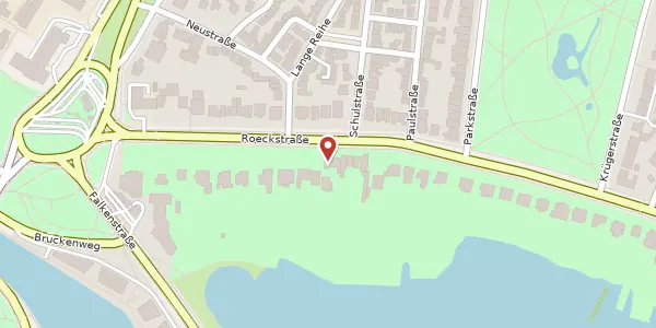 Karte der Umgebung von Roeckstraße 16d, 23568 Lübeck