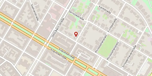 Karte der Umgebung von Leibnizstraße 9, 68165 Mannheim