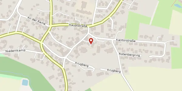 Karte der Umgebung von Kirchplatz 7, 32791 Lage