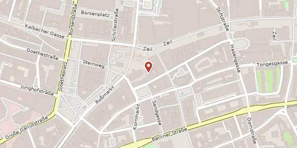 Karte der Umgebung von Zeil 127, 60313 Frankfurt