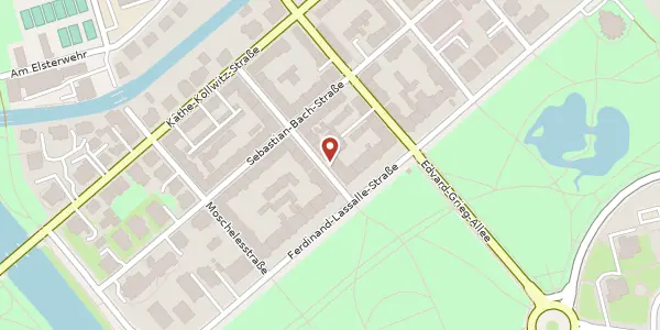 Karte der Umgebung von Davidstraße 2, 04109 Leipzig