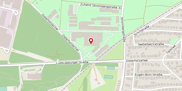 Karte der Umgebung von Osterholzallee 140/1, 71636 Ludwigsburg