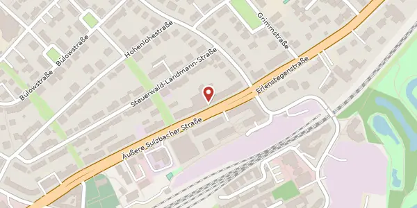 Karte der Umgebung von Äußere Sulzbacher Straße 165, 90491 Nürnberg