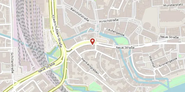 Karte der Umgebung von Neue Straße 40, 89073 Ulm/Donau