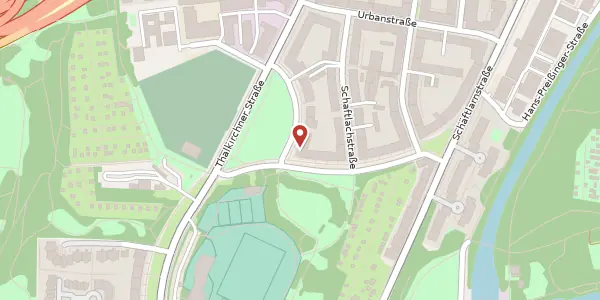 Karte der Umgebung von Dietramszeller Platz 7, 81371 München