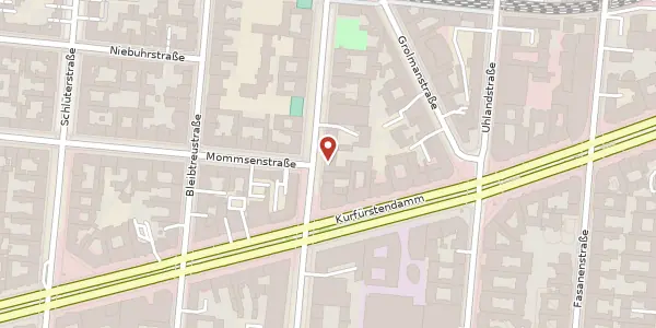 Karte der Umgebung von Knesebeckstraße 68/69, 10623 Berlin
