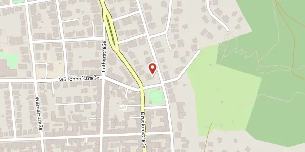 Karte der Umgebung von Bergstraße 29a, 69120 Heidelberg