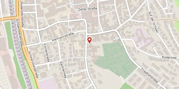 Karte der Umgebung von Heidelberger Straße 24, 64625 Bensheim