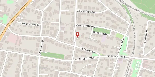 Karte der Umgebung von Sollner Str. 91, 81479 München