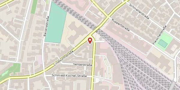 Karte der Umgebung von Implerstr. 2, 81371 München