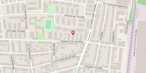 Karte der Umgebung von Albert-Fritz-Straße 47 c, 69124 Heidelberg