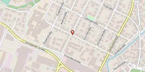 Karte der Umgebung von Wehrstraße 35, 73230 Kirchheim/Teck