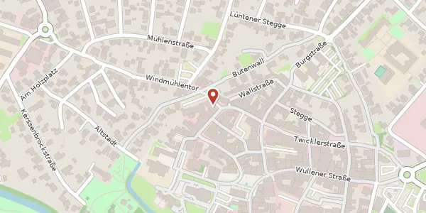 Karte der Umgebung von Windmühlenstr. 2, 48691 Vreden