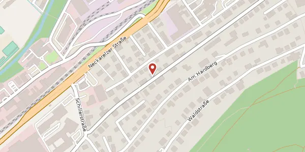 Karte der Umgebung von Pfalzgraf-Otto-Straße 28, 74821 Mosbach