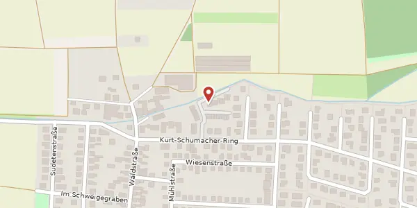 Karte der Umgebung von Mühlgarten 19, 64572 Büttelborn