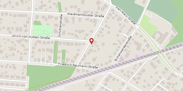 Karte der Umgebung von Plantanenallee 7, 16540 Hohen-Neuendorf