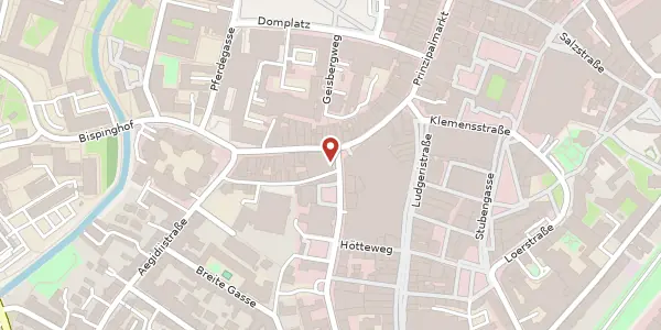 Karte der Umgebung von Königsstr. 60, 48143 Münster