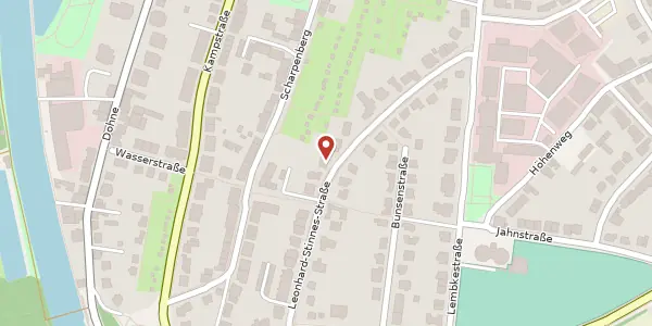 Karte der Umgebung von Leonhard-Stinnes-Str. 52, 45470 Mülheim an der Ruhr