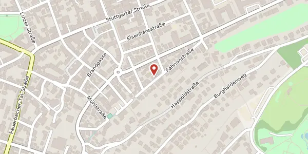 Karte der Umgebung von Fahrionstraße 26, 70469 Stuttgart