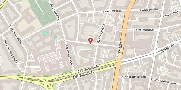 Karte der Umgebung von Cäsarstr. 13, 45130 Essen