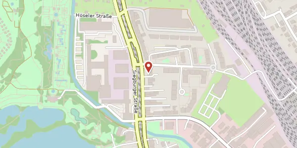 Karte der Umgebung von Siegburger Str. 98, 40591 Düsseldorf