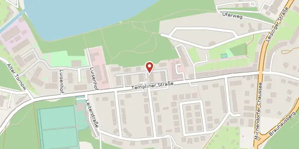 Karte der Umgebung von Am Uferpark 10, 14473 Potsdam