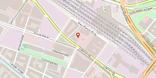 Karte der Umgebung von Europaplatz 11, 69115 Heidelberg