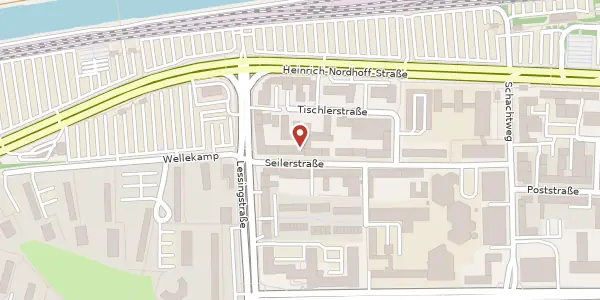 Karte der Umgebung von Seilerstraße 22, 38440 Wolfsburg