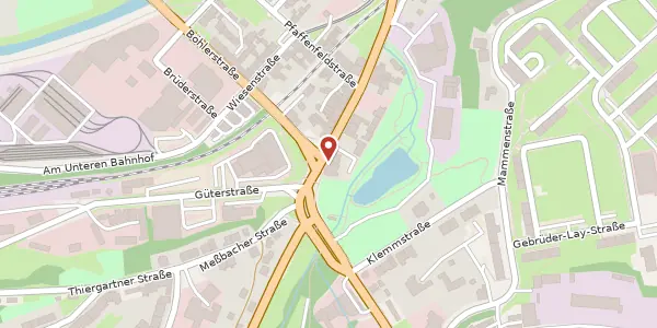 Karte der Umgebung von Hofer Straße 75, 08527 Plauen