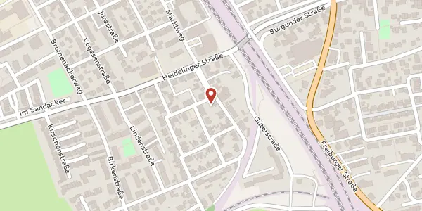 Karte der Umgebung von Friedenstraße 5, 79576 Weil am Rhein
