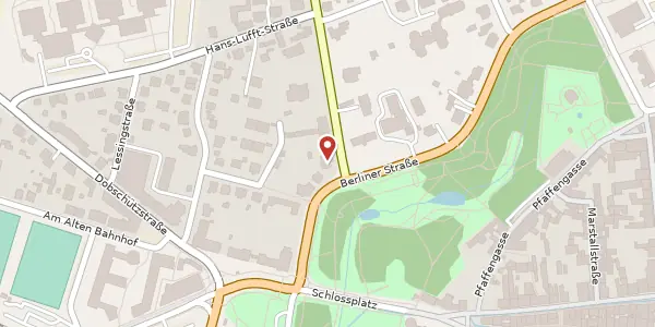 Karte der Umgebung von Puschkinstr. 4, 06886 Lutherstadt Wittenberg